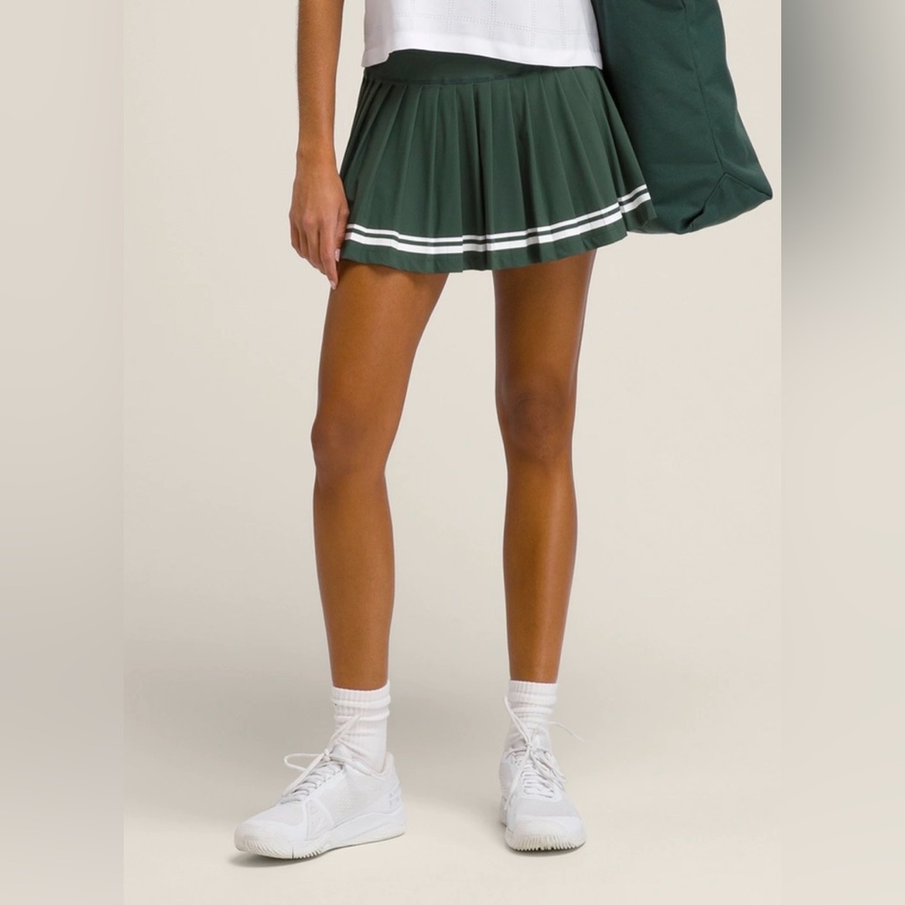 WILSON MIDTOWN TENNIS SKIRT Green Pleated Women's Skirt